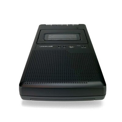 Emerson EPC-3000 Portable Cassette Player and Recorder with Built-In Speaker, Microphone, Black