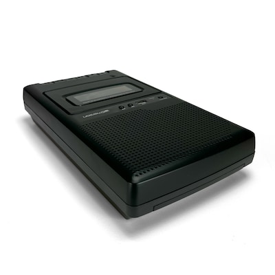 Emerson EPC-3000 Portable Cassette Player and Recorder with Built-In Speaker, Microphone, Black