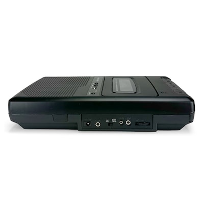 Emerson EPC-3000 Portable Cassette Player and Recorder with Built-In Speaker, Microphone, Black