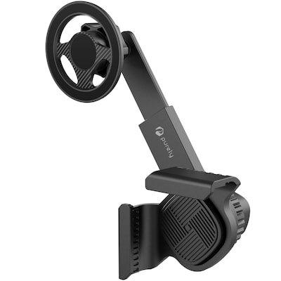 Purely P70 Magnetic Phone Holder for Computer and Car Monitors, Black (PSHP70BK)