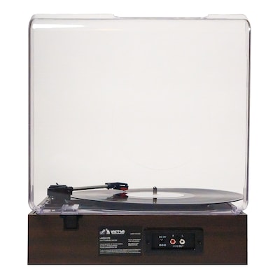 Victor VHRP-1100 Lakeshore 5-in-1 Turntable System with Record Player, Bluetooth, USB Playback and Recording, FM Radio