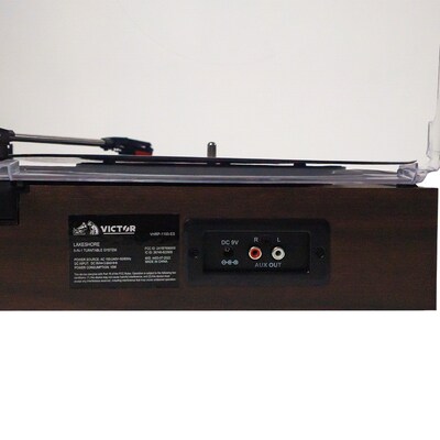 Victor VHRP-1100 Lakeshore 5-in-1 Turntable System with Record Player, Bluetooth, USB Playback and Recording, FM Radio