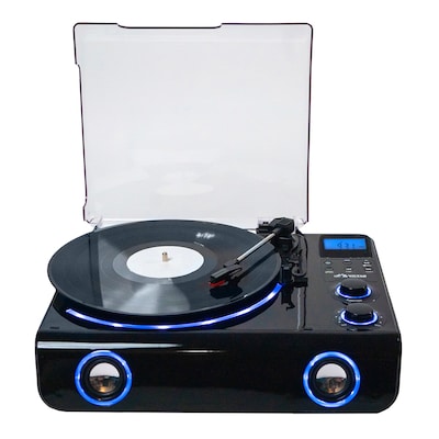 Victor VHRP-1200 Beacon 5-in-1 Turntable System with Record Player, Bluetooth, FM Radio, Built-in Stereo Speakers