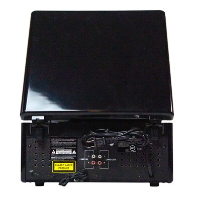 Victor VHRP-1400 Diner 7-in-1 Bluetooth Turntable Music Center with Record Player, CD/MP3 Player, AM/FM Radio, Black