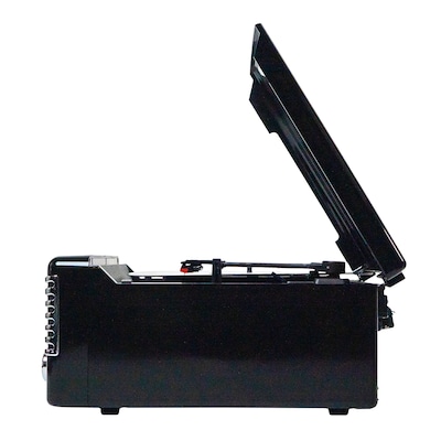 Victor VHRP-1400 Diner 7-in-1 Bluetooth Turntable Music Center with Record Player, CD/MP3 Player, AM/FM Radio, Black
