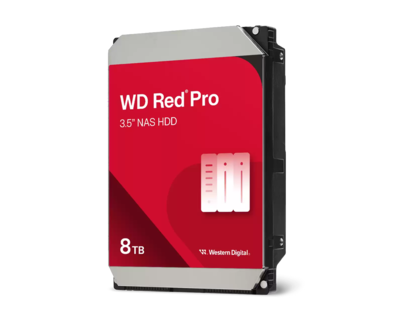 Western Digital Red Pro 8TB 3.5” SATA Internal Hard Drive (WD8005FFBX)