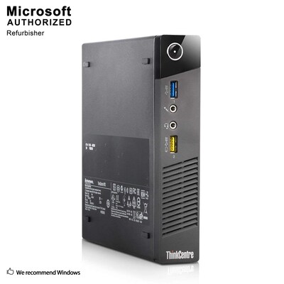 Lenovo ThinkCentre M73 Tiny Refurbished Desktop Computer, Intel i5-4570T 2.9GHz, 8GB RAM, 240GB SSD