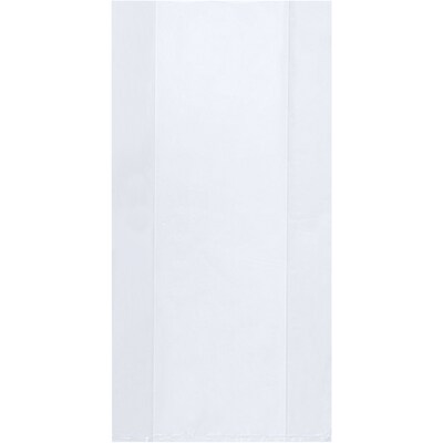 Gusseted 1.0-Mil Poly Bags; 4Wx2Dx12L,2000/Carton