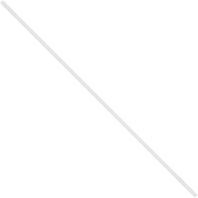 Poly Bag Paper Twist Ties; 6L, White, 2000/Carton