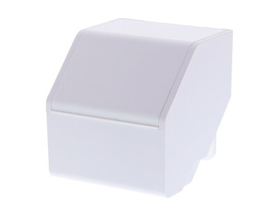 Bostitch Konnect™ Plastic Short Storage Bin, Removable Lid & Dividers, 3.4, White (KT-CUP-WHITE)