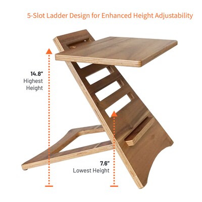VICTOR High Rise Acacia Wood Laptop Riser (DC150A)