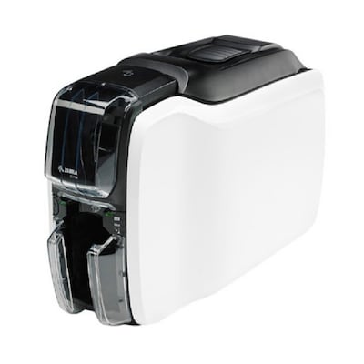 Zebra ZC100 ID Card Printer, White/Black (ZC11-0000Q00US00)
