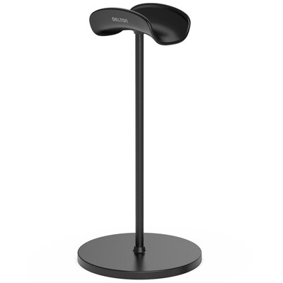 Delton H40 Headset Stand for Desk, Wide Cradle Headphone Stand with Anti-Slip Base and Aluminum Rod,