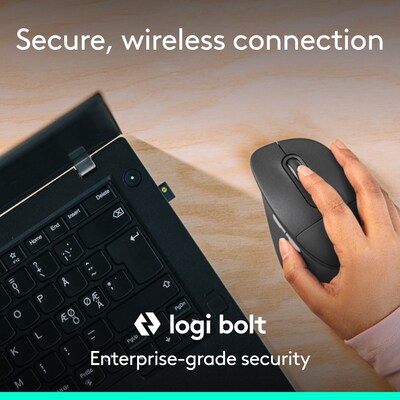 Logitech Signature Comfort Plus Combo MK880 for Business Wireless Keyboard and Mouse Combo, Graphite (920-013971)