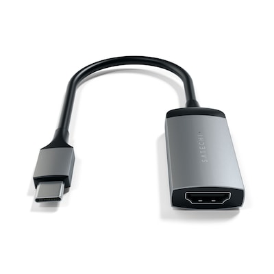 Satechi Aluminum Type-C to HDMI Adapter 4K 60Hz, Space Gray (ST-TC4KHAM)