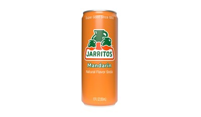 Jarritos Mandarin Soda, Caffeine Free 12 oz., 24 Cans/Carton (19201)