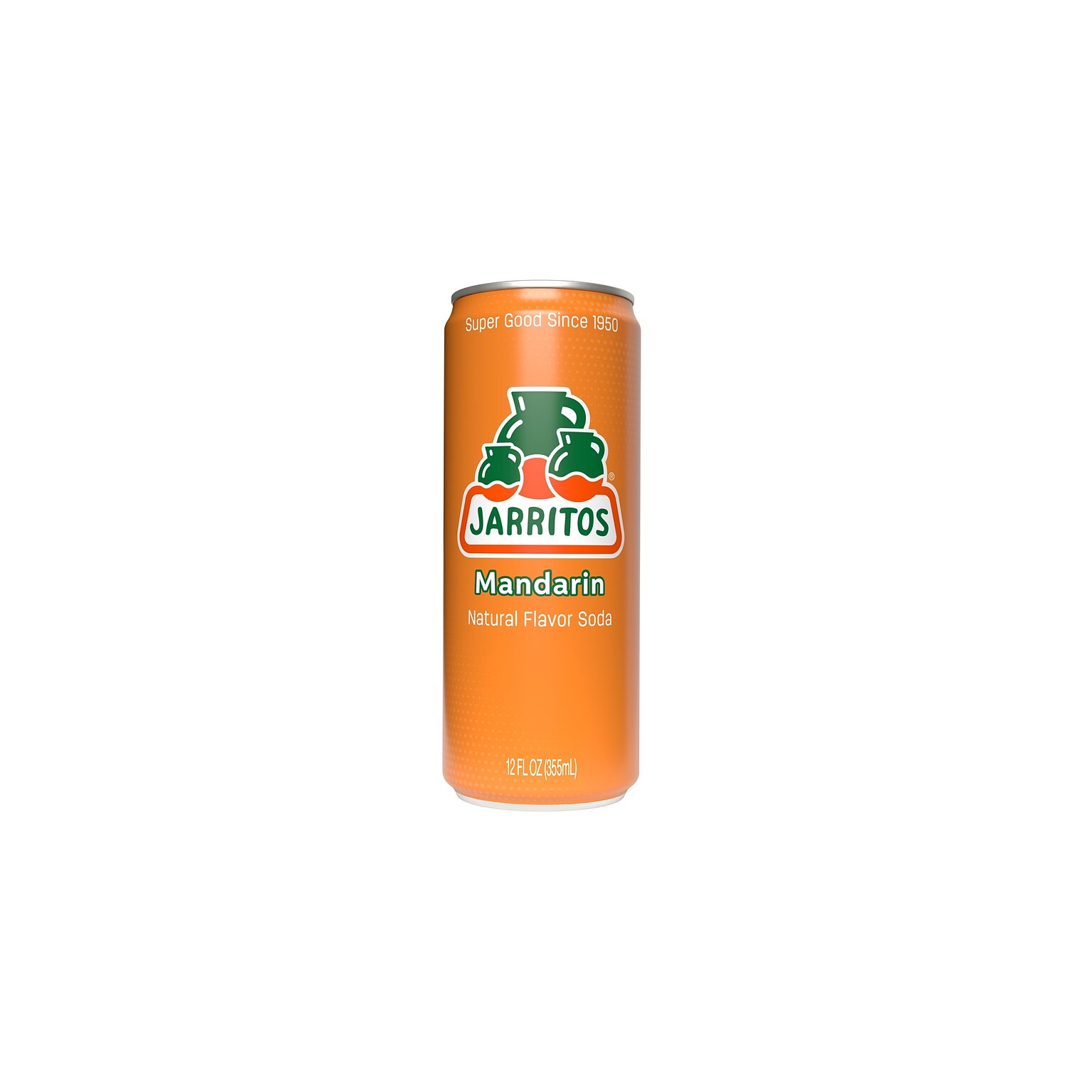 Jarritos Mandarin Soda, Caffeine Free 12 oz., 24 Cans/Carton (19201)