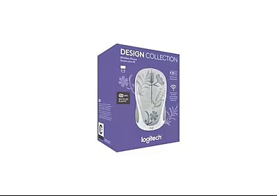 Logitech Design Limited Edition Wireless Ambidextrous Optical USB Mouse, Misty Garden (910-007793)