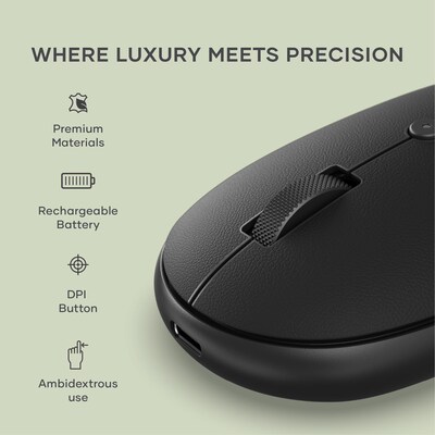Satechi OntheGo Wireless Ambidextrous USB-C Mouse, Black (ST-MOTGK)