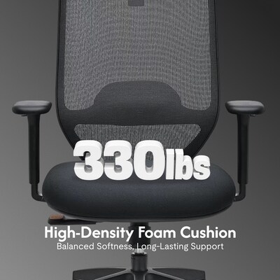 FlexiSpot Ergonomic Mesh Swivel Computer and Desk Chair, Black (C5BG-F1)