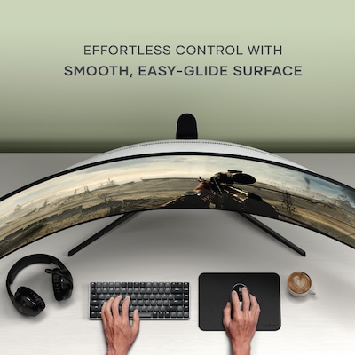Satechi Vegan-Leather Premium Mouse Pad, Black (ST-LMPK)