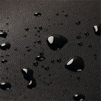 Fellowes Faux Leather Dual Sided Desk Pad, 31.5" x 15.75", Black/Gray (100141770)