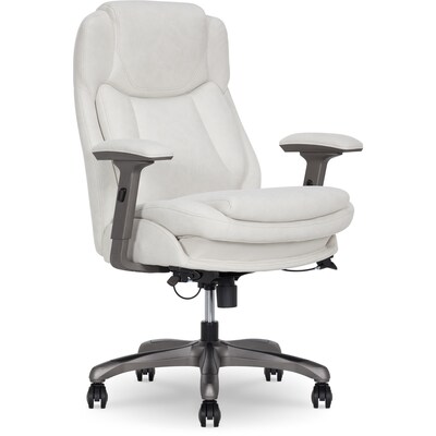 La-Z-Boy Noelin Ergonomic Fabric Swivel Task Chair, Cream (52703-CRM)