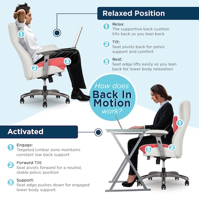 La-Z-Boy Noelin Ergonomic Fabric Swivel Task Chair, Cream (52703-CRM)