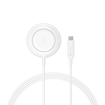 Belkin UltraCharge Wireless Charging Pad, 25W, 6.6ft, White (WIA014TTWH)