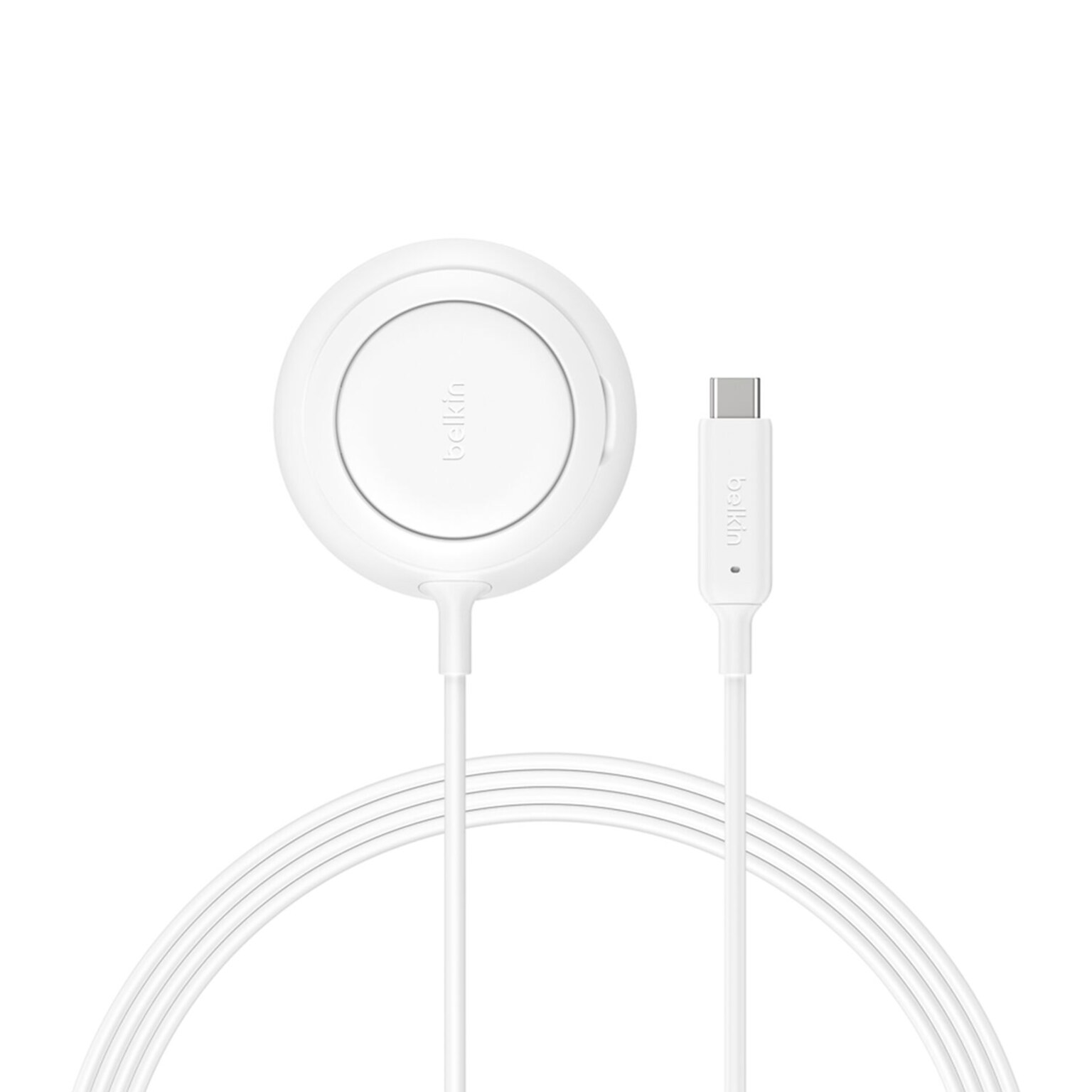 Belkin UltraCharge Wireless Charging Pad, 25W, 6.6ft, White (WIA014TTWH)