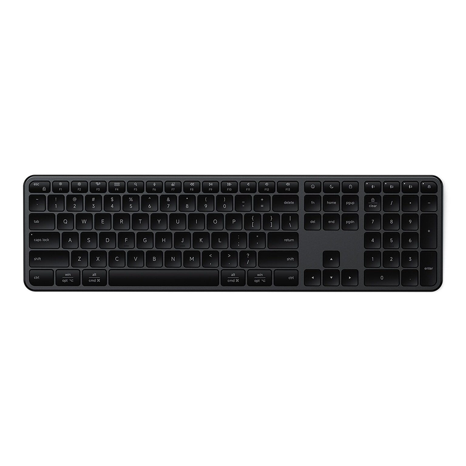 Satechi Slim EX3 Wireless Keyboard, Space Black (ST-KEX3C-EN)