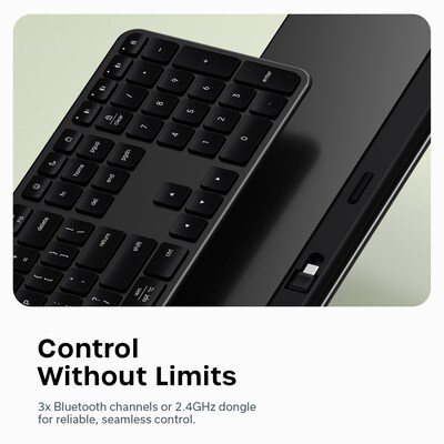 Satechi Slim EX3 Wireless Keyboard, Space Black (ST-KEX3C-EN)