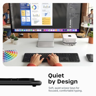 Satechi Slim EX3 Wireless Keyboard, Space Black (ST-KEX3C-EN)