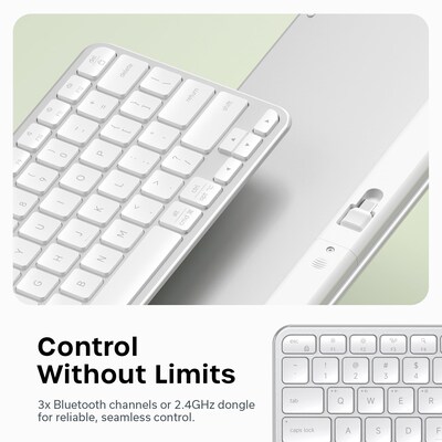 Satechi Slim EX1 Wireless Keyboard, Silver (ST-KEX1S-EN)