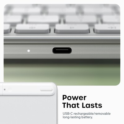 Satechi Slim EX1 Wireless Keyboard, Silver (ST-KEX1S-EN)