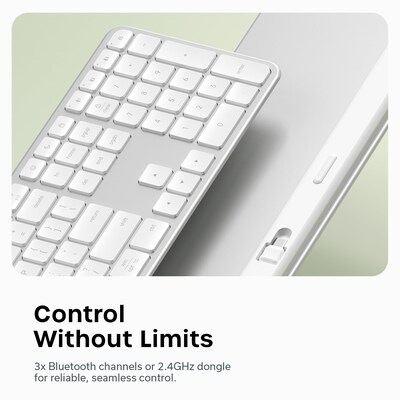 Satechi Slim EX3 Wireless Keyboard, Silver (ST-KEX3S-EN)