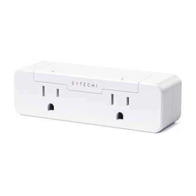 Satechi Dual Smart Outlet, White (ST-HK2OAW)