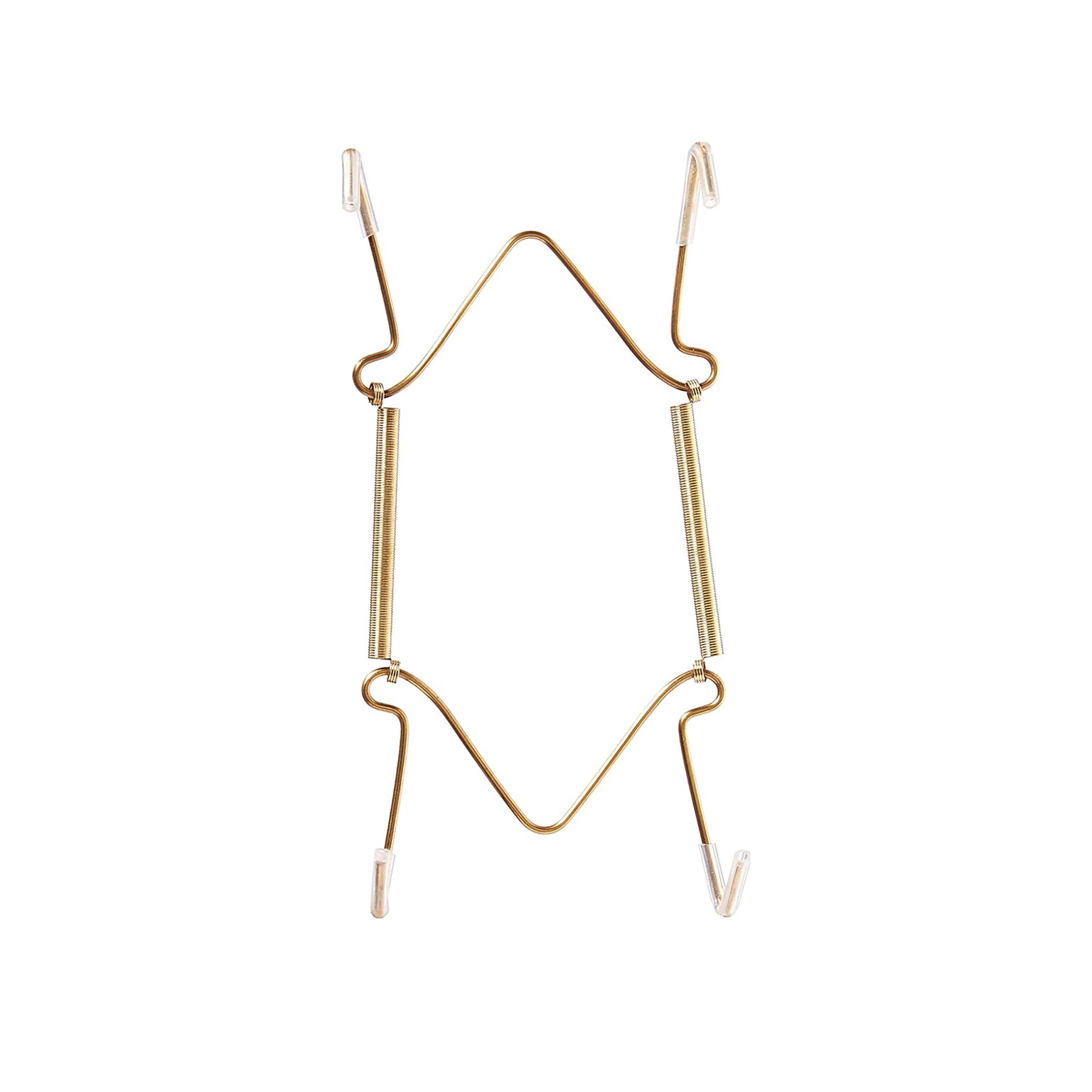 Better Houseware Brass-Plated Steel 10 to 16 Plate & Tray Hangers, Gold (BTH19006)