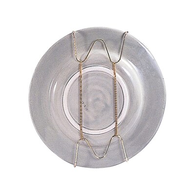 Better Houseware Brass-Plated Steel 10 to 16 Plate & Tray Hangers, Gold (BTH19006)