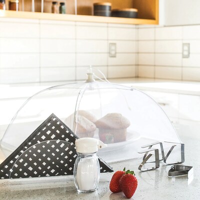 Better Houseware Mesh Food Umbrella, Clear, 2/Pack (BTH1595)