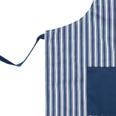Better Houseware Adjustable Striped Apron, Blue (BTH1685B)