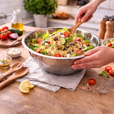 Better Houseware Stainless Steel Mixing Bowl, 8 Qt. (BTH20218)