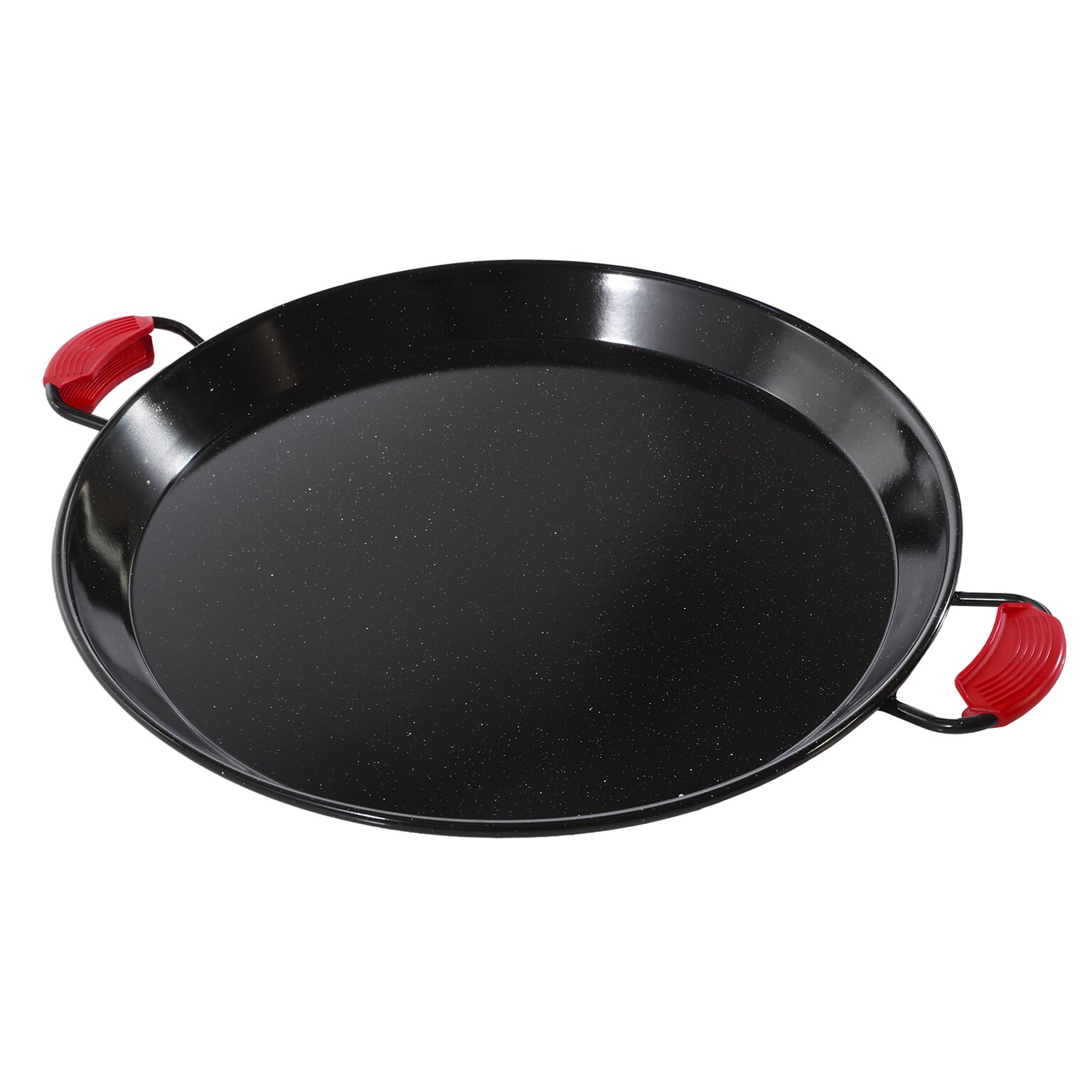 Ringg Outdoor Enameled Carbon Steel 18 in. Frying Pan, Black (PP18)