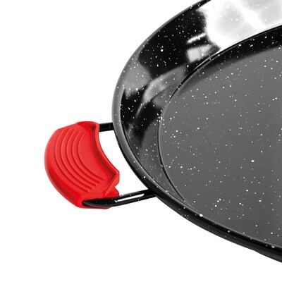 Ringg Outdoor Enameled Carbon Steel 18 in. Frying Pan, Black (PP18)