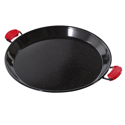Ringg Outdoor Enameled Carbon Steel 20 in. Frying Pan, Black (PP20)