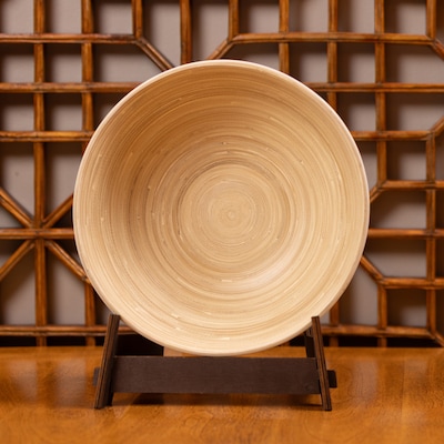 LEXA by Joyce Chen Bamboo Bowl Set, 3-Piece, White (LX3BSS-WHT)