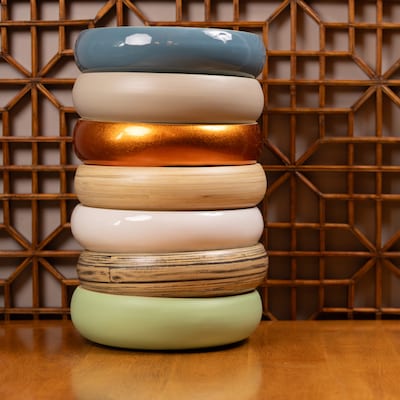 LEXA by Joyce Chen 12-In. Bamboo Fruit Bowl, Copper (LX12FRB-CPR)