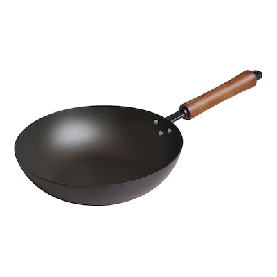 Joyce Chen Classic Carbon Steel 9.5 in. Frying Pan, Black (J21-0509)