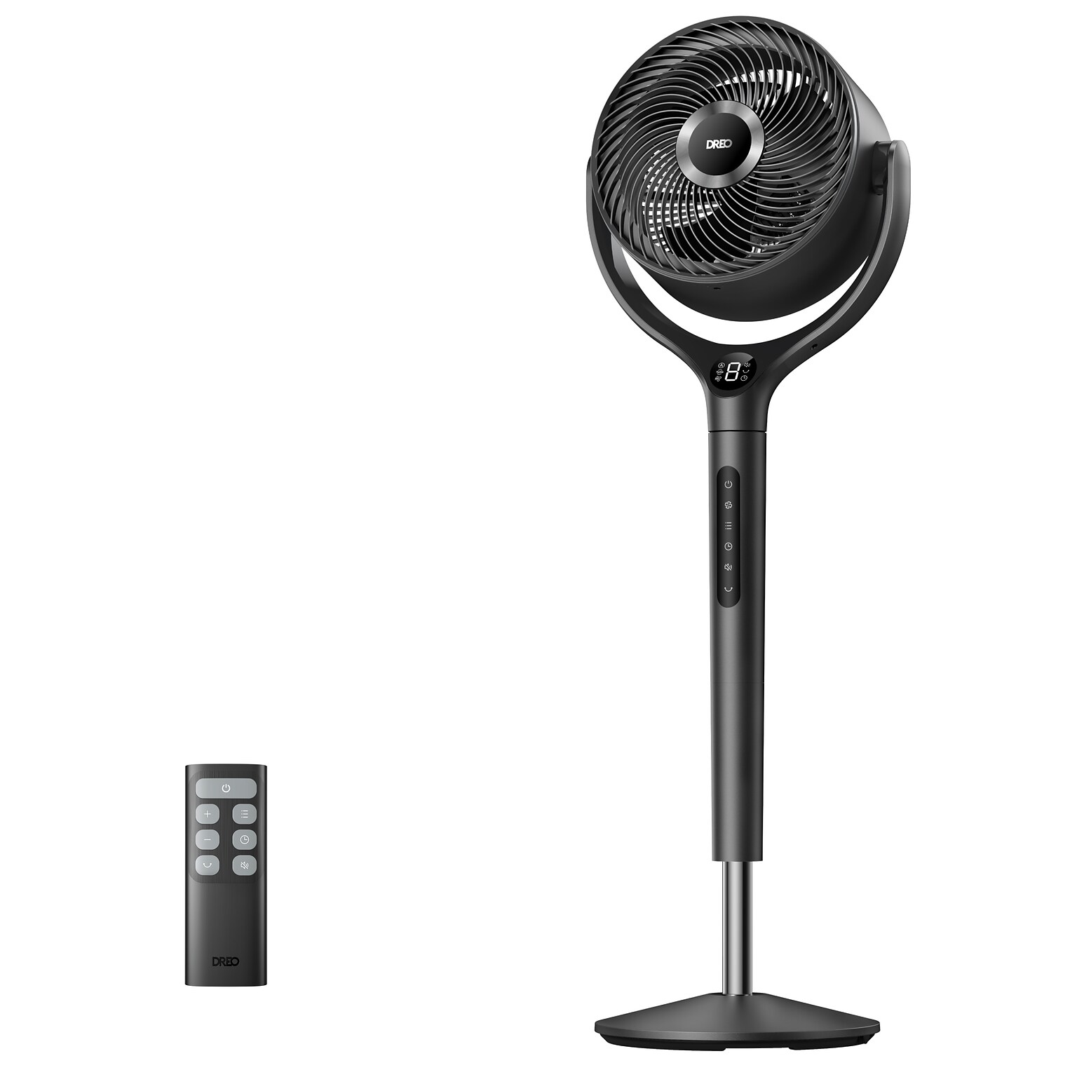 Dreo 9 Oscillating Pedestal Fan, 9-Speed, Black (DRHPF023)