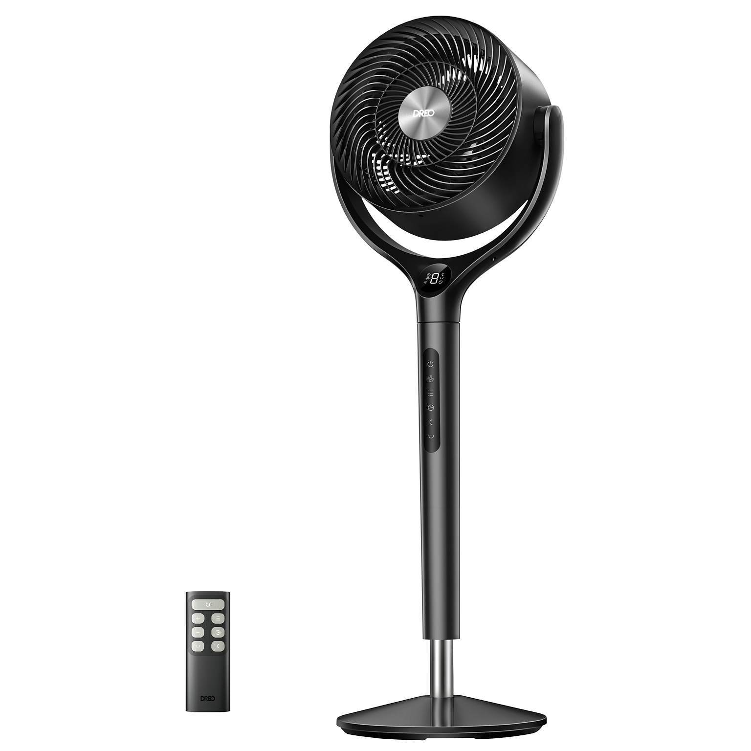 Dreo 9 Oscillating Pedestal Fan, 9-Speed, Black (DRHPF022)